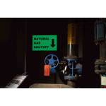 Brady 105909 GlobalMark BradyGlo High Intensity Phosphorescent Labels, 4.125 in W x 50 ft L (2)