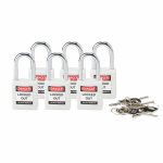 Brady 118925 Nylon White Lockout Padlocks (0)