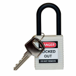 Brady 123332 Nylon White Lockout Padlocks (0)
