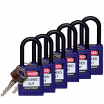 Brady 123349 Nylon Purple Lockout Padlocks (0)