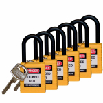 Brady 123354 Nylon Yellow Lockout Padlocks (0)