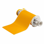 Brady 13550 All Weather Permanent Adhesive Vinyl Label Tape for BBP85 Printer - 6", Yellow (0)