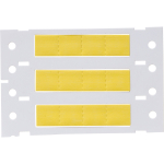 Brady HX-250-2-YL-J-4 3" Core PermaSleeve Heatex Polyolefin 12 to 8 Gauge Wire Marking Sleeves, Yellow (3)