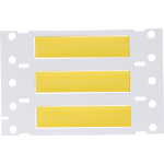 Brady HX-250-2-YL 3" Core PermaSleeve Heatex Polyolefin 12 to 8 Gauge Wire Marking Sleeves, Yellow (3)