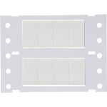 Brady PS-500-2-WT-S-4 PermaSleeve Heat Shrink Wire and Cable Labels, 1/2" Dia, for 3" Core Printers - 0.5", White, Single-Sided (3)