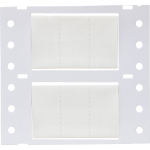 Brady HX-750-2-WT-3 3" Core PermaSleeve Heatex Polyolefin 2 to 4/0 Gauge Wire Marking Sleeves, White (3)