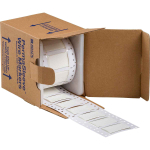 Brady HX-750-150-WT-S 3" Core PermaSleeve Heatex Polyolefin 2 to 4/0 Gauge Wire Marking Sleeves, White (0)