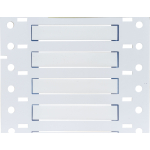 Brady 3PS-187-2-WT-SC PermaSleeve Heat Shrink Wire and Cable Labels, 3/16" Dia, for 1" Small Core Printers - 2", White (3)