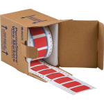 Brady 3PS-750-2-RD-S PermaSleeve Heat Shrink Wire and Cable Labels, 3/4" Dia, for 3" Core Printers - 2", Red, Double-Sided (0)