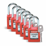 Brady 51339 Nylon Red Lockout Padlocks (0)