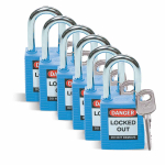 Brady 51344 Nylon Blue Lockout Padlocks (0)