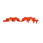 Brady 65688 120V Snap-On Breaker Lockout, Red, Nylon, 120 V, Pack of 6 pcs (4)