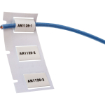 Brady PS-187-150-WT-2 PermaSleeve Heat Shrink Wire and Cable Labels, 3/16" Dia, for 3" Core Printers - 0.75", White, Single-Sided (2)