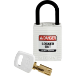 Brady CPT-WHT-25PL-KD SafeKey Compact Nylon Lockout Padlocks (0)