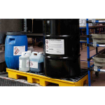 Brady 130775 BBP85 6.103 in H x 8.267 in W Pre-Printed GHS CLP Chemical Labels (4)