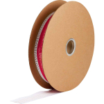 Brady HX-250-2-WT-J-4 3" Core PermaSleeve Heatex Polyolefin 12 to 8 Gauge Wire Marking Sleeves, White (0)