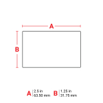 Brady J20-166-2550 BradyJet J2000 Pre-Cut Paper Labels (3)