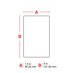 Brady M7-38-423 Harsh Environment Multi-Purpose Polyester Labels for M7 Printers - 1.9" x 4" (4)