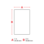 Brady M6-20-351 Destructible Tamper Evident Matte Vinyl Labels for M6 M7 Printers - 2" x 1" (1)