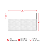 Brady M7-96-427 Self-Laminating Vinyl Wrap Around Wire and Cable Labels for M7 Printers - 0.75" x 1" (4)