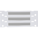 Brady 3PS-094-2-GY-S PermaSleeve Heat Shrink Wire and Cable Labels, 3/32" Dia, for 3" Core Printers - 2", Gray, Double-Sided (3)