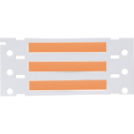 Brady 2HX-187-2-OR 3" Core PermaSleeve Heatex Polyolefin 16 to 10 Gauge Wire Marking Sleeves (3)