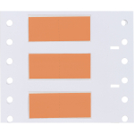 Brady PS-500-150-OR-2 PermaSleeve Heat Shrink Wire and Cable Labels, 1/2" Dia, for 3" Core Printers - 0.75", Orange, Single-Sided (3)