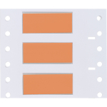 Brady PS-500-150-OR PermaSleeve Heat Shrink Wire and Cable Labels, 1/2" Dia, for 3" Core Printers - 1.5", Orange, Single-Sided (3)