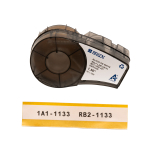 Brady M21-1500-427 Self-Laminating Vinyl Wrap Around Labels with Ribbon for M210, M211, BMP21-PLUS Printers - 1.5" (0)
