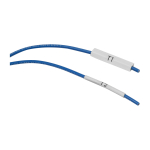 Brady M21-250-C-342 PermaSleeve Heat Shrink Wire and Cable Labels with Ribbon for M210, M211, BMP21-PLUS Printers - 1/4" Dia, Black on White (1)