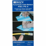 Brady PWC-PK-6 Self-Laminating Blank Porta-Pack Wire Books (0)