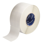 Brady THT-10-427-3 Self-Laminating Vinyl Wrap Around Labels for 3" Core Printers - 3.75" x 1", 3 per Row, Roll of 3000 Labels (0)