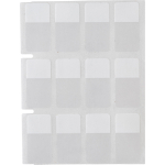 Brady THT-80-427-5 Self-Laminating Vinyl Wrap Around Labels for 3" Core Printers - 0.75" x 0.5", 4 per Row, Roll of 5000 Labels (3)