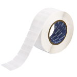 Brady THT-115-427-5 Self-Laminating Vinyl Wrap Around Labels for 3" Core Printers - 0.75" x 1", 2 per Row, Roll of 5000 Labels (0)