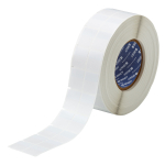 Brady THT-117-427-5 Self-Laminating Vinyl Wrap Around Labels for 3" Core Printers - 1.25" x 1", 2 per Row, Roll of 5000 Labels (0)