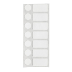Brady THT-126-499-3 Aggressive Adhesive Multi-Purpose Nylon Labels with Vial Top for 3" Core Printers - 0.5" x 0.9" x 0.5" Dia (1)