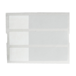 Brady THT-86-427-2 Self-Laminating Vinyl Wrap Around Labels for 3" Core Printers - 2" x 7", 1 per Row, Roll of 2000 Labels (3)