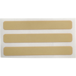 Brady THT-45-724-10 3" Core Matte Amber Polyimide Circuit Board Labels, 0.25 in H x 1.5 in W, 1 per Row (3)