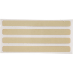 Brady THT-16-724-2.5 3" Core Matte Amber Polyimide Circuit Board Labels, 0.25 in H x 3 in W, 1 per Row (3)