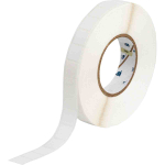 Brady THT-254-498-3 3" Core Repositionable Vinyl Cloth Labels, 0.75 in H x 0.75 in W, 3000 per Roll (0)