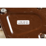 Brady THT-3-428-10 3" Core Metallized Matte Polyester Rating Plate and PCB Labels, 0.375 in H x 1 in W, 10000 per Roll (2)
