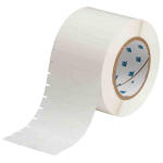 Brady THT-39-430-10 Harsh Environment Multi-Purpose Clear Polyester Labels for 3" Core Printers - 0.5" x 1", Label/Tape Size - 0.5 in H x 1 in W (0)