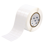 Brady THT-5-423-10 Harsh Environment Multi-Purpose Polyester Labels for 3" Core Printers - 0.5" x 1", White, 3 per Row, 10000 per Roll (0)
