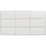 Brady THT-5-423-10 Harsh Environment Multi-Purpose Polyester Labels for 3" Core Printers - 0.5" x 1", White, 3 per Row, 10000 per Roll (3)
