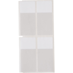 Brady THT-117-427-5 Self-Laminating Vinyl Wrap Around Labels for 3" Core Printers - 1.25" x 1", 2 per Row, Roll of 5000 Labels (3)