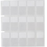 Brady THT-8-427-10 Self-Laminating Vinyl Wrap Around Labels for 3" Core Printers - 1.437" x 0.5", 5 per Row, Roll of 10000 Labels (3)