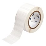 Brady THT-80-427-5 Self-Laminating Vinyl Wrap Around Labels for 3" Core Printers - 0.75" x 0.5", 4 per Row, Roll of 5000 Labels (0)