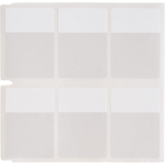 Brady THT-9-427-10 Self-Laminating Vinyl Wrap Around Labels for 3" Core Printers - 1.437" x 1", 3 per Row, Pack of 2 Rolls (3)