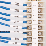 Brady M21-250-C-342 PermaSleeve Heat Shrink Wire and Cable Labels with Ribbon for M210, M211, BMP21-PLUS Printers - 1/4" Dia, Black on White (2)