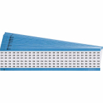 Brady WM-234-PK Vinyl Cloth Wire Marking Cards, Legend: 234 (0)